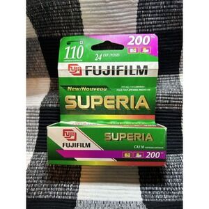 Fujifilm Superia 200 Speed 110 Film Cartridge 24 Exposures (EXPIRED 10/2001)
